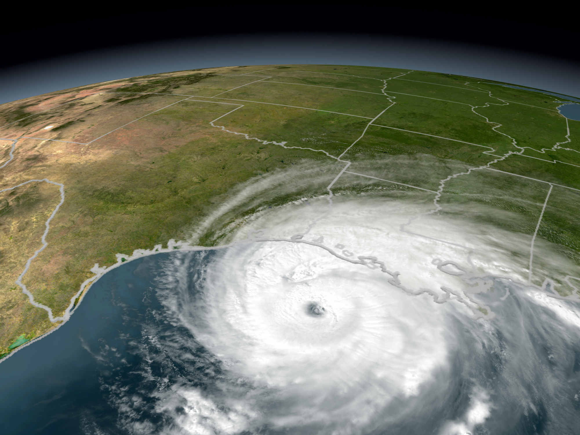 A Category 5 Texas Hurricane Where landfall would be worst