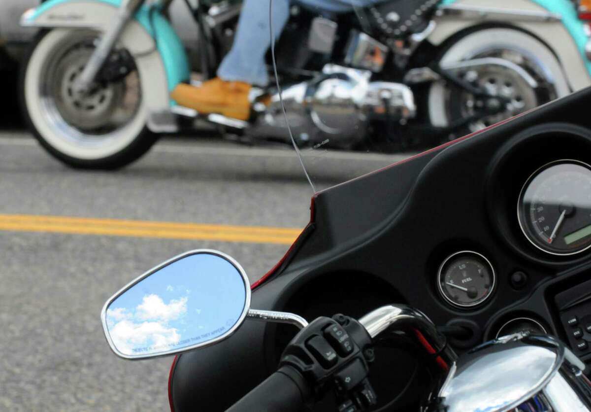 Motorcycles fill the streets for the 2014 Americade on Thursday June 5, 2014 in Lake George, N.Y.