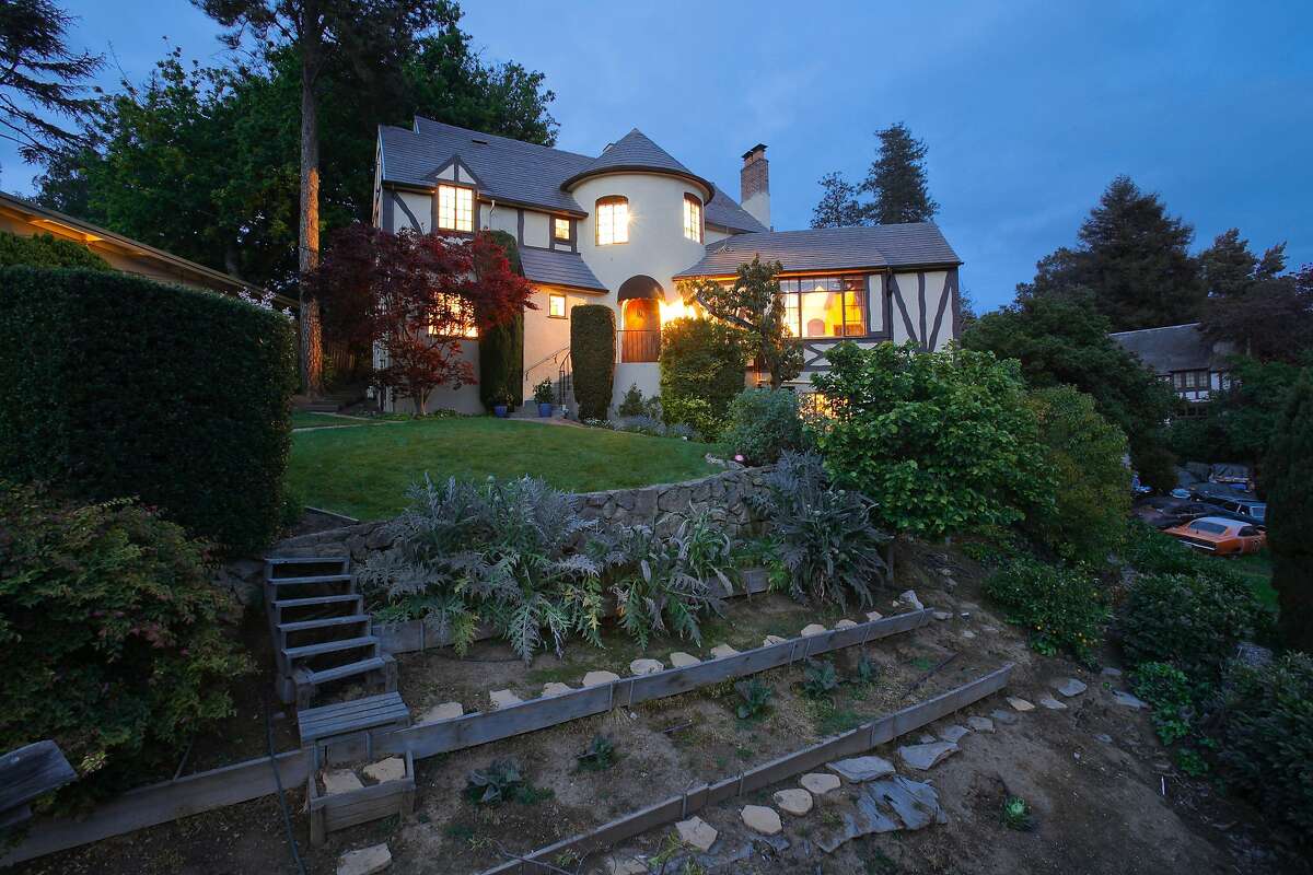 Tudor Revival in Crocker Highlands sits on verdant double lot