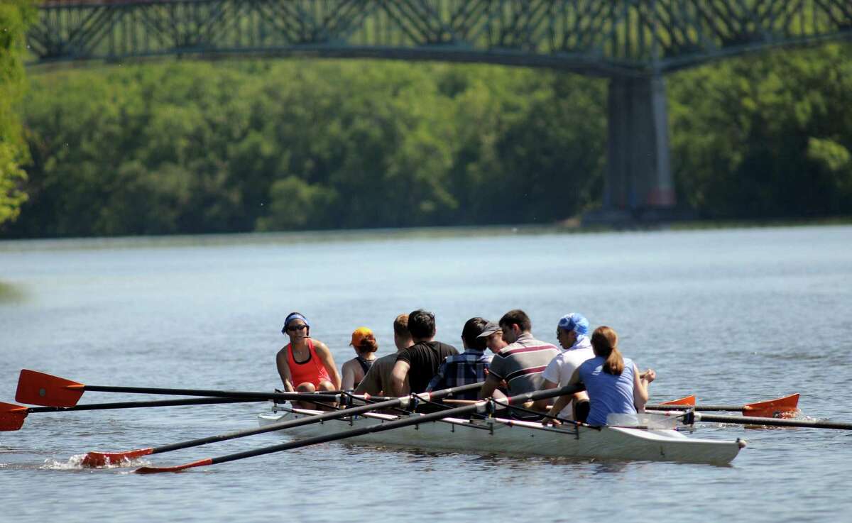 Learn to row on the Hudson River. The Albany Rowing Center provides this free event for National Learn To Row Day. Where: City of Albany Boat Shed, Corning Preserve Boat Launch, Albany When: Saturday, June 6, 8:3am - 12pm. More info here. (Cindy Schultz / Times Union)