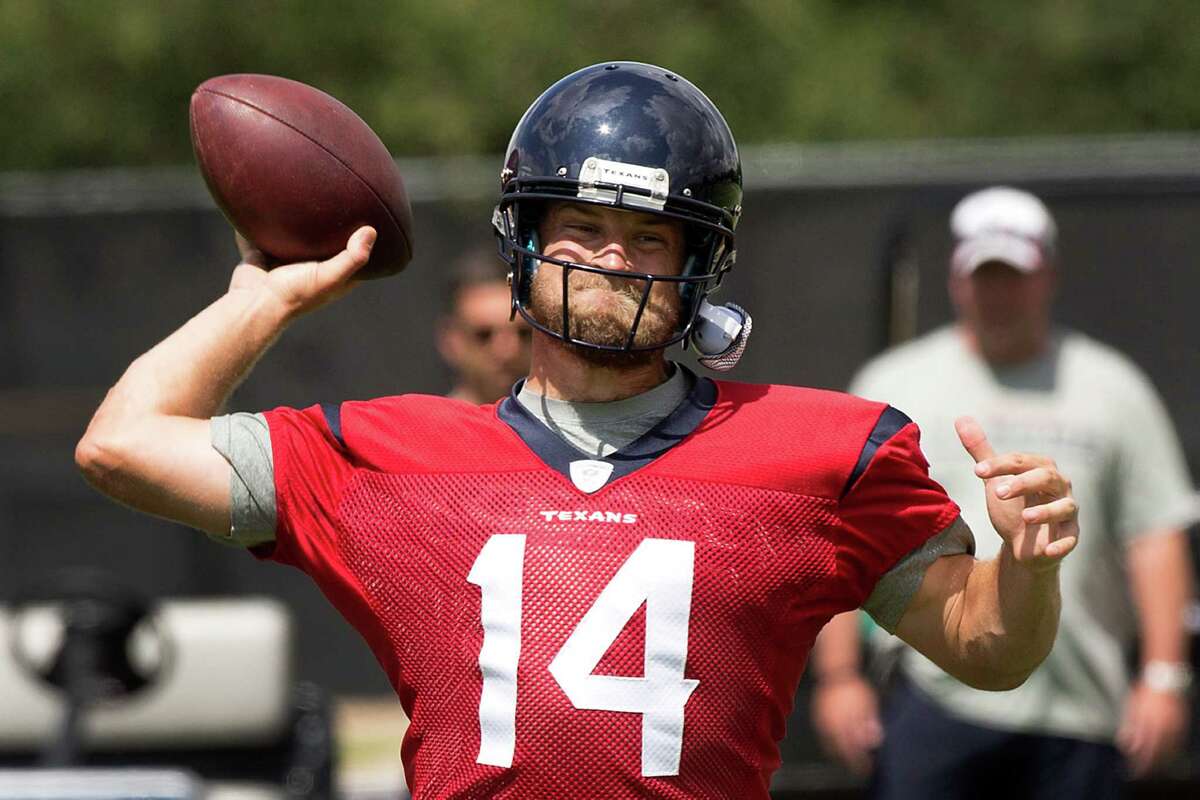 Quarterback Ryan Fitzpatrick, who signed with the Texans as a free agent in March, is an early favorite to be the team's starter in Week 1 against the Washington Redskins.