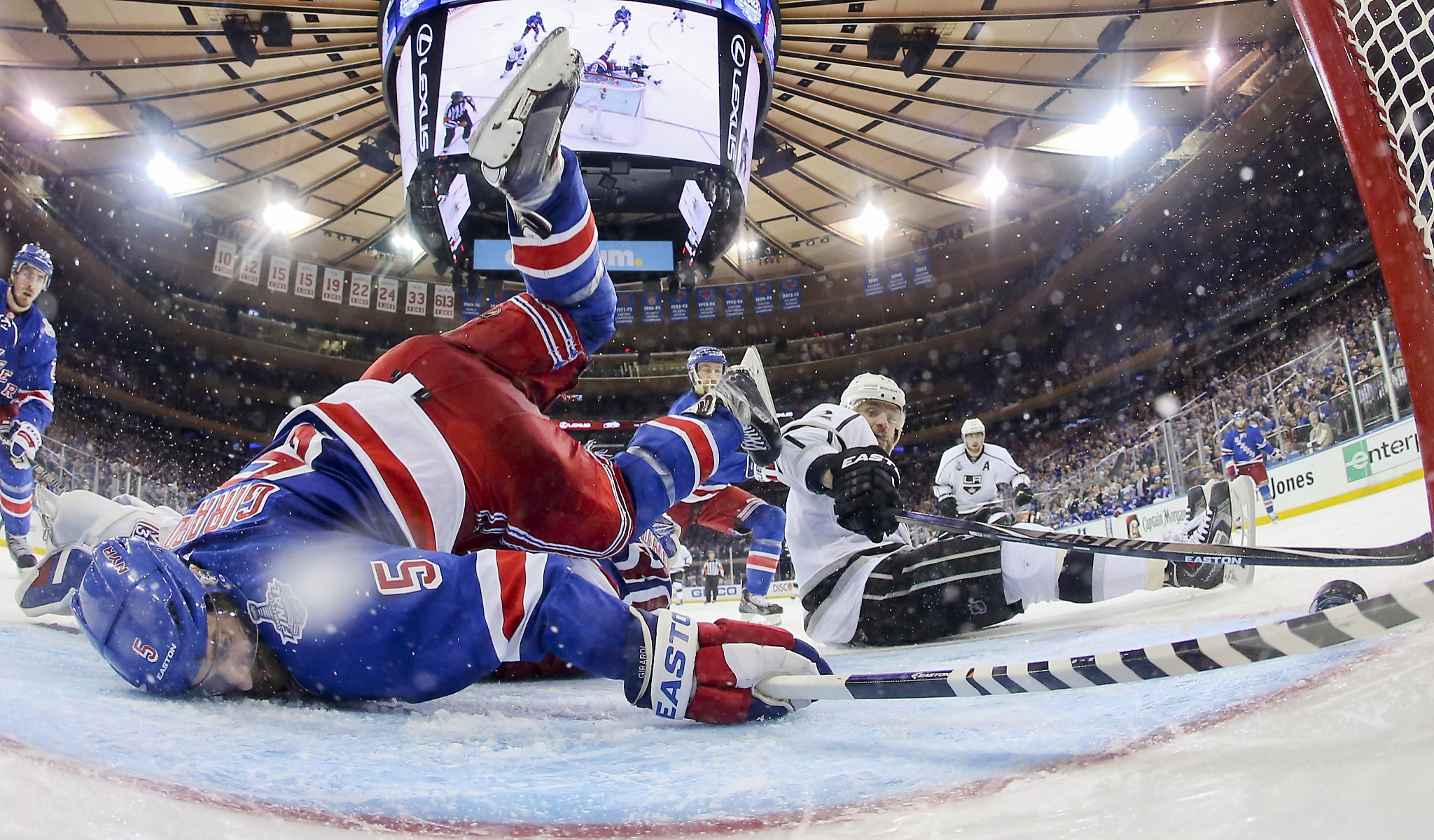 Marian Gaborik, Mike Richards and Jeff Carter at LA Kings 2014