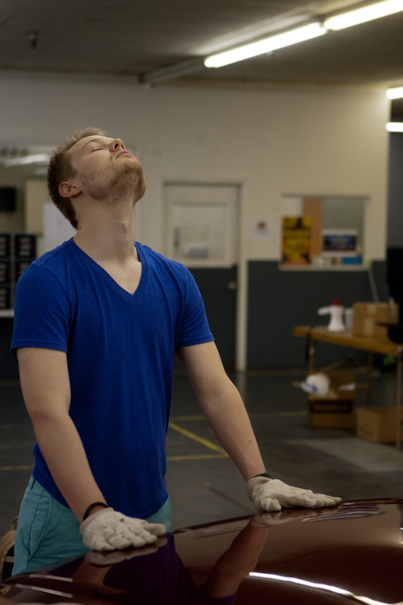 'Hard Body' actor has hands on more than role in musical