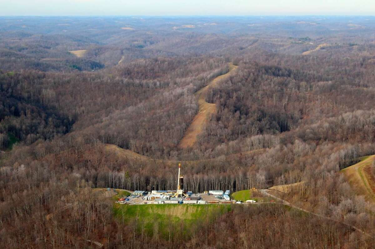 Shale drilling in West Virginia.