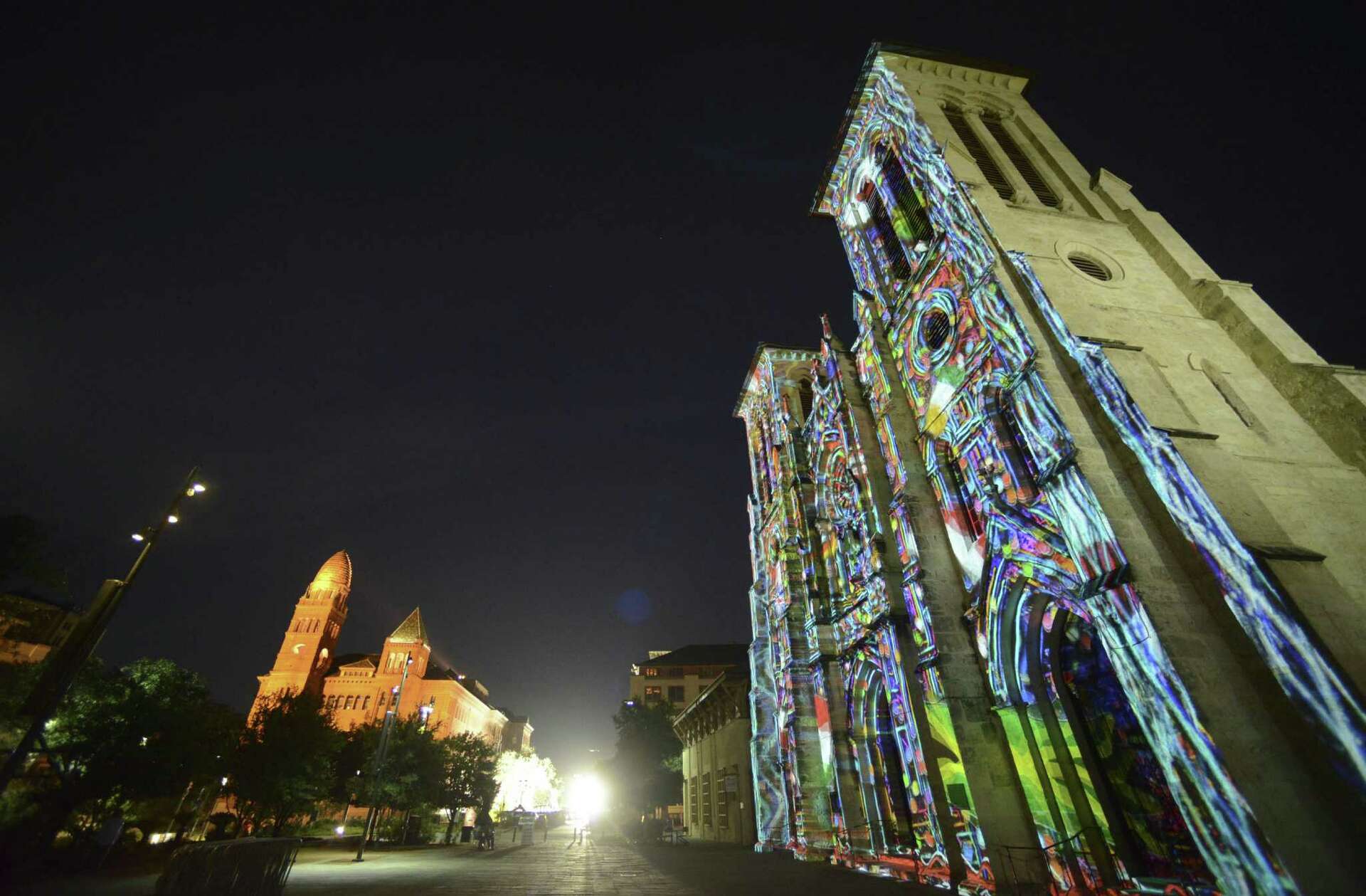 San Fernando Cathedral - nightly multimedia projection photo 1
