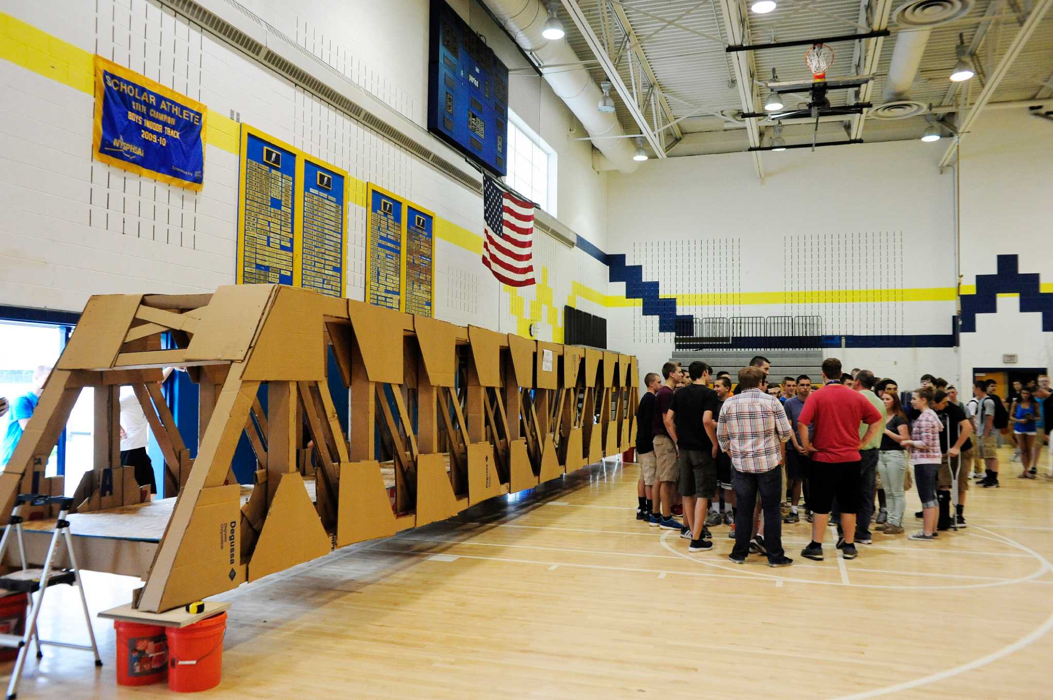 Photos Bridge builders put to the test