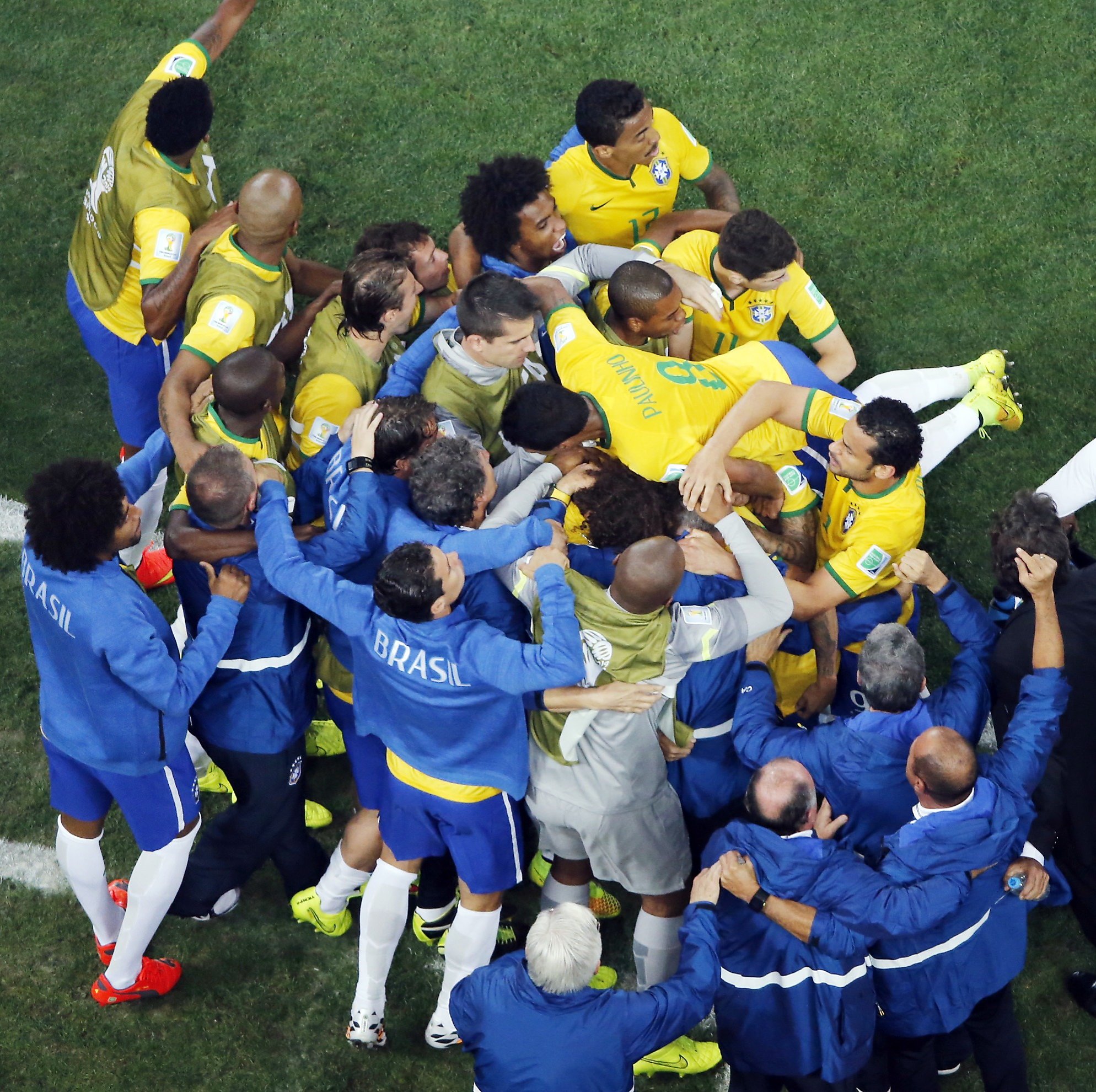 2014 World Cup opening ceremony and match