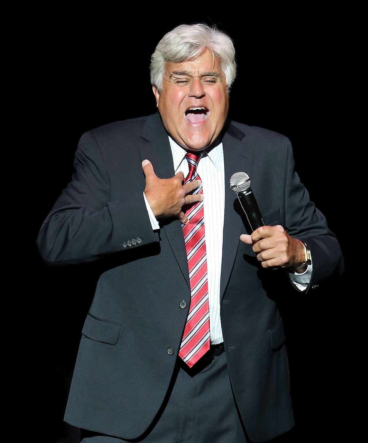 Jay Leno plays at the Majestic Theater on June 13, 2014.