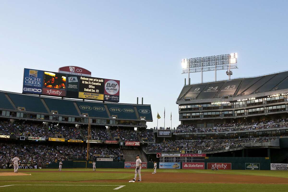 ALDS: Oakland A's fans keep faith, underdog status while rocking Coliseum  for Game 1 – East Bay Times