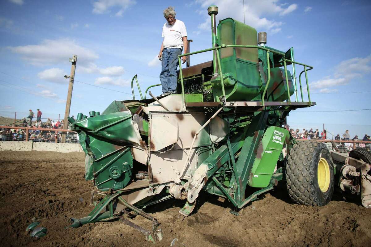 Combine Demolition Derby in Eastern Washington