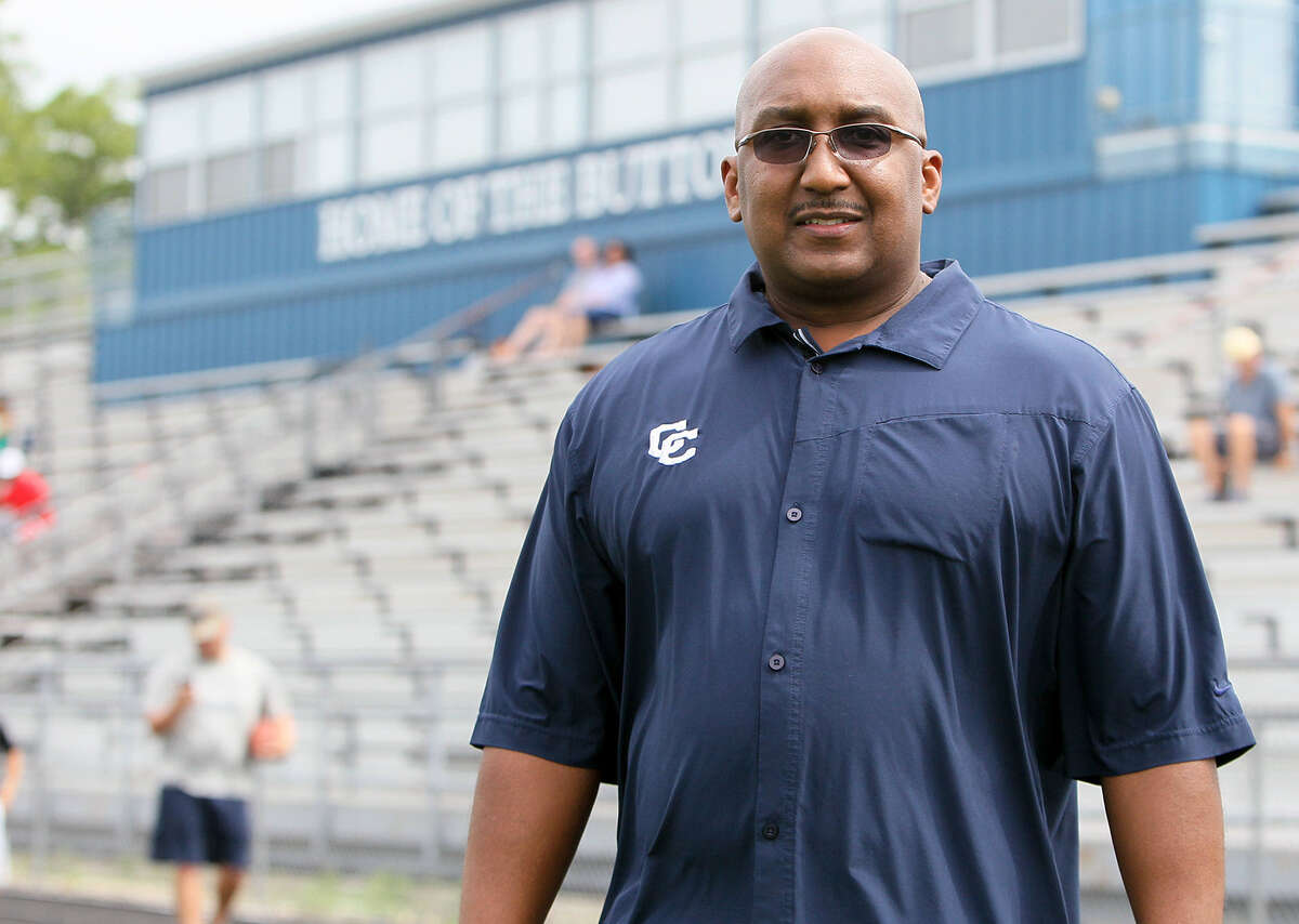 New Central Catholic head football coach L.D. Green Sr. was at Bob Benson '66 Stadium on Saturday, watching a 7-on-7. He took the job June 10.