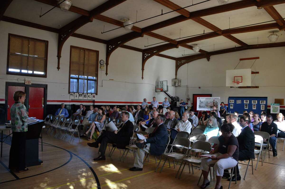 The 90th annual meeting of the Westport Weston Family Y took place Monday in the upper-floor Matthew H. Johnson Gym, which will be the last in building.