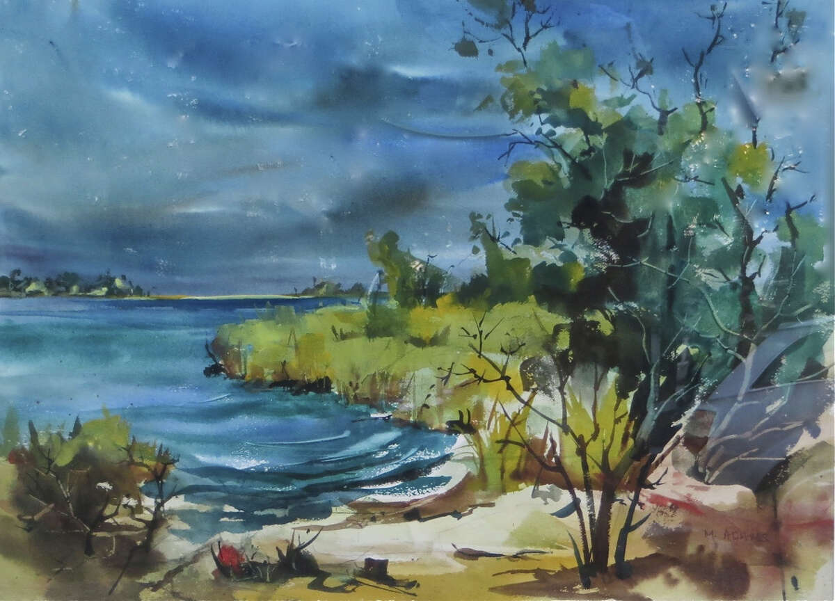 A new exhibit of watercolors by artist Mimi Adams Findlay, of New Canaan, runs through Oct. 31 at the Lockwood-Mathews Mansion Museum in Norwalk.