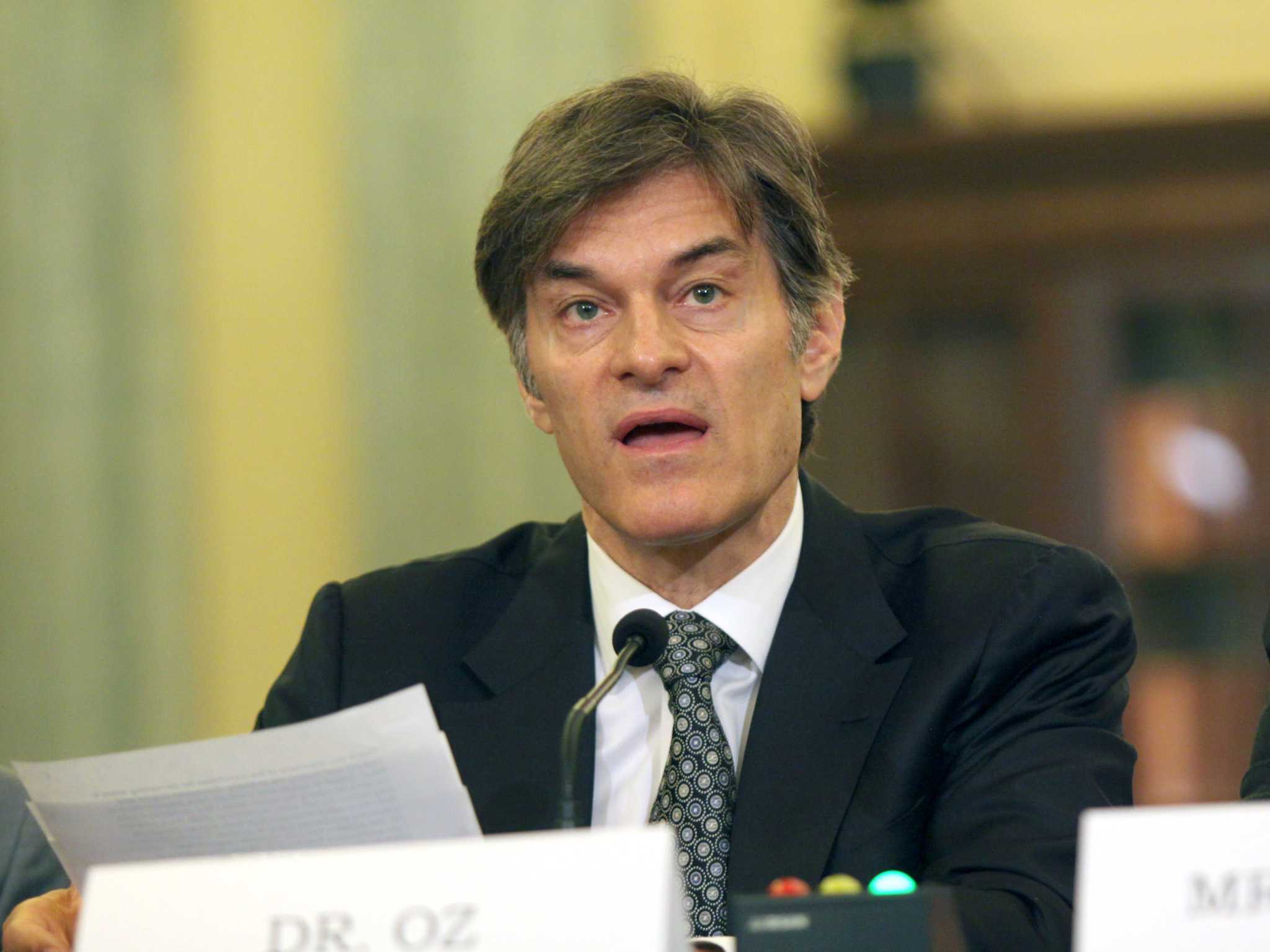 Dr. Oz scolded over weight loss scams