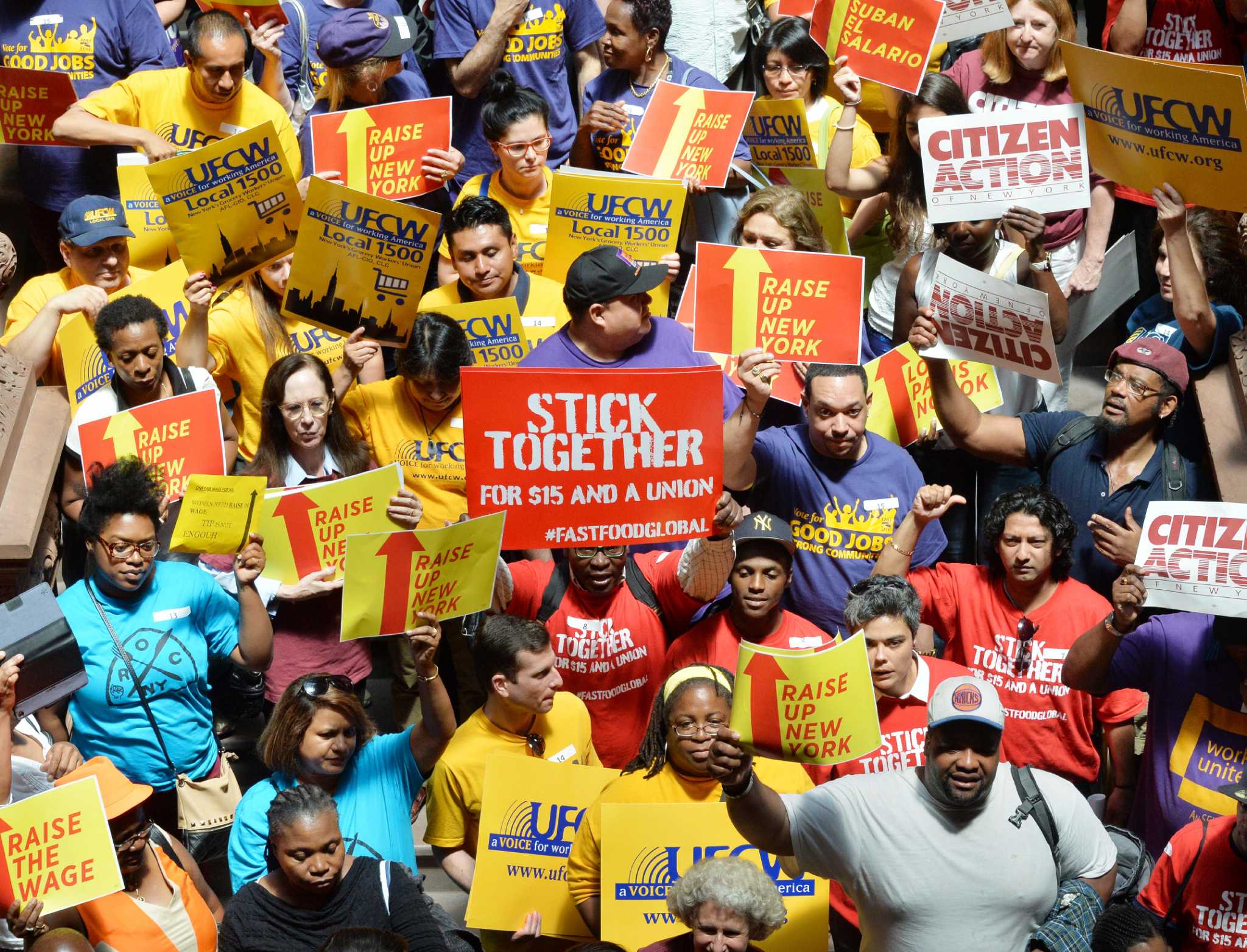 Working Class Rally Rally: $8 wage can't buy minimal lifestyle in state