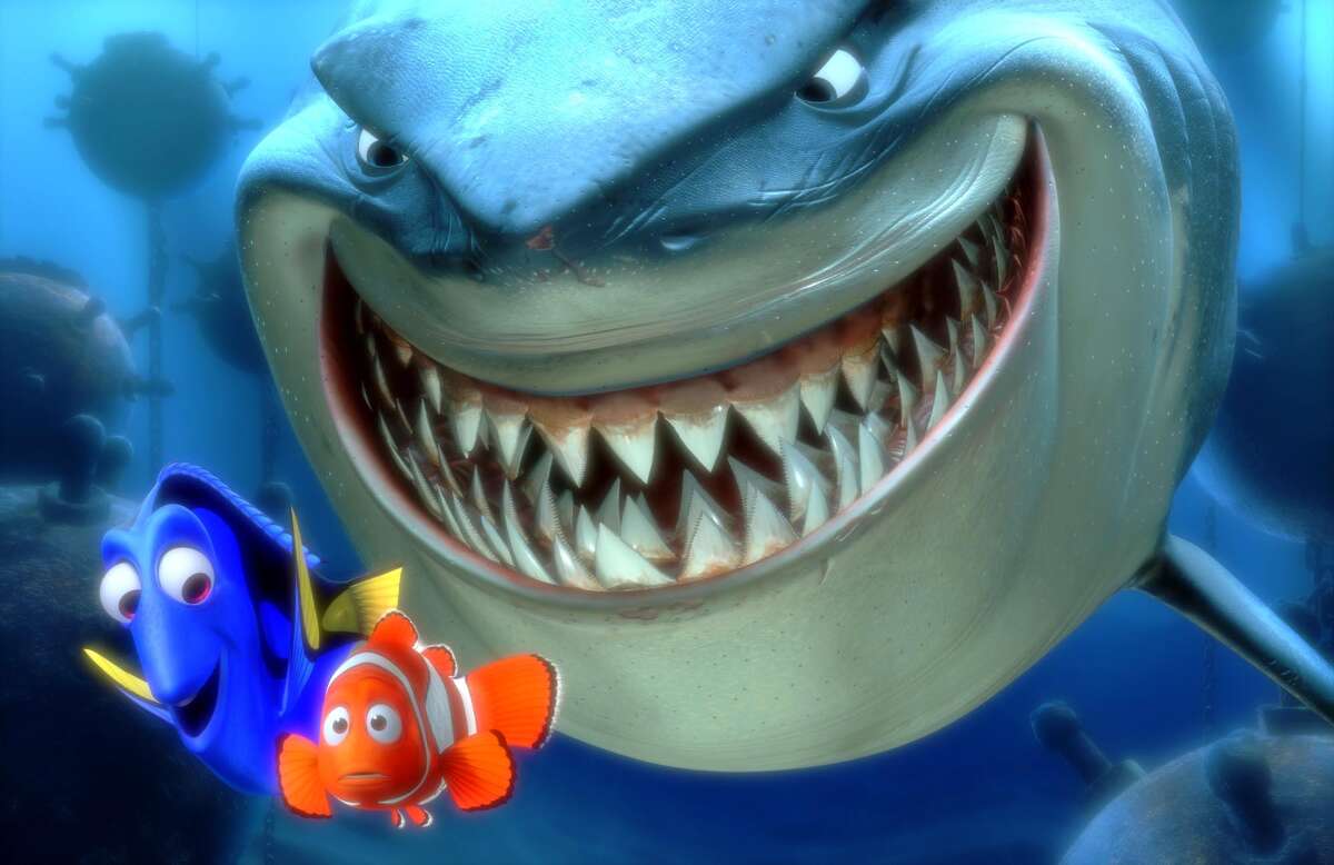 96. Finding Nemo Marlin and Dory face an ocean full of perils in their efforts to rescue Nemo, including a close encounter with a most unusual group of great white sharks, in "Finding Nemo."