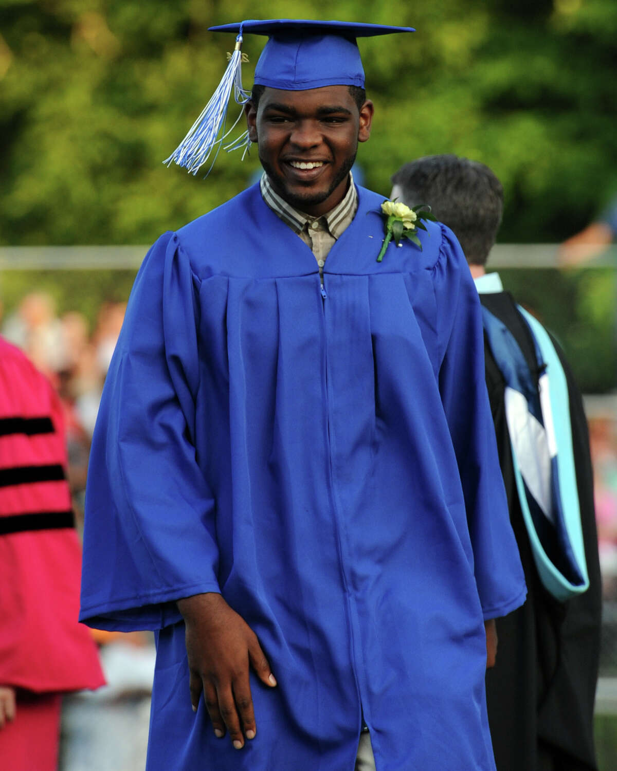 Commencement for the Frank Scott Bunnell High School Class of 2014, in Stratford, Conn. June 18, 2014.