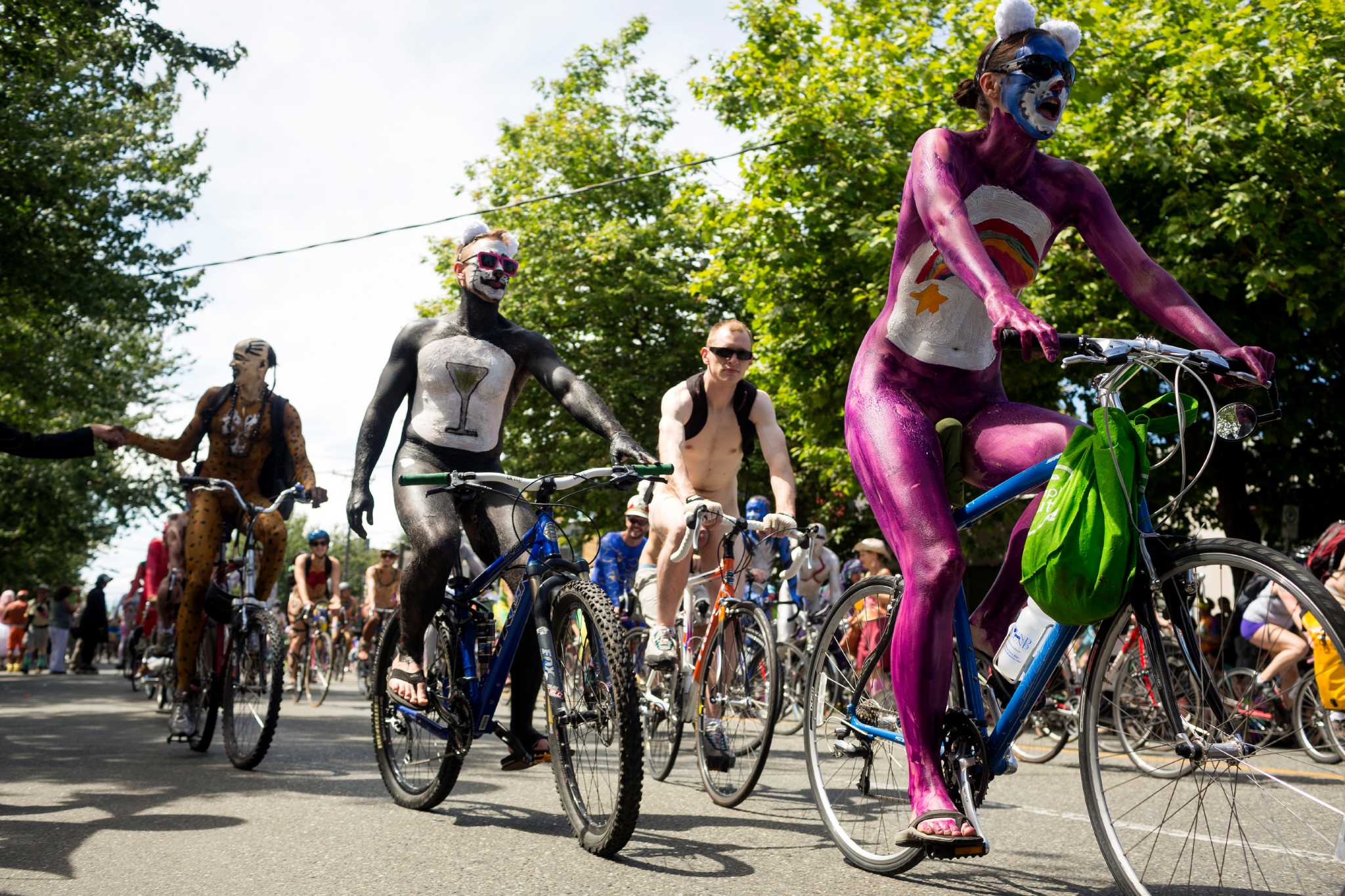 A guide to cycling naked at the Fremont Solstice Parade.