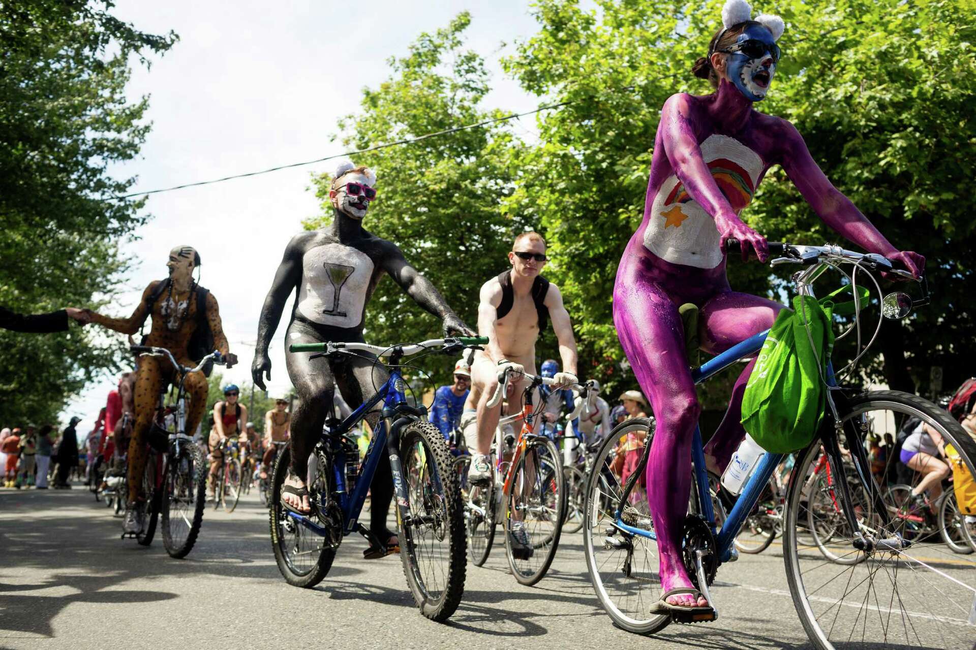 A guide to cycling naked at the Fremont Solstice Parade