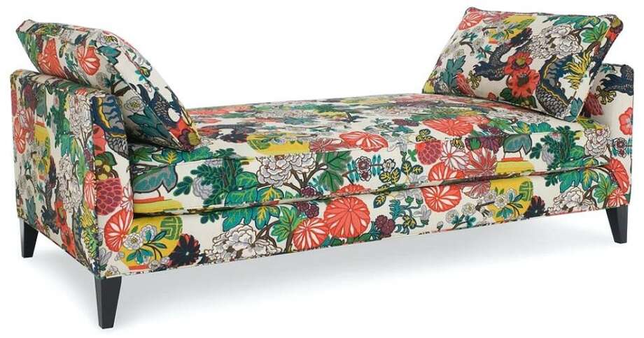 CR Laine daybed in F. Schumacher's ChiangMai Spring fabric