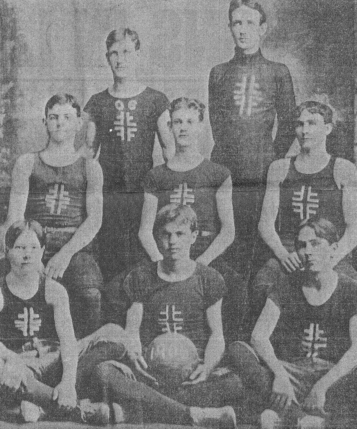This photo — from the San Antonio Light, Oct. 20, 1940 — shows the Turners basketball team, a San Antonio team dating from 1906 and possibly the city's first titleholders in the sport.
