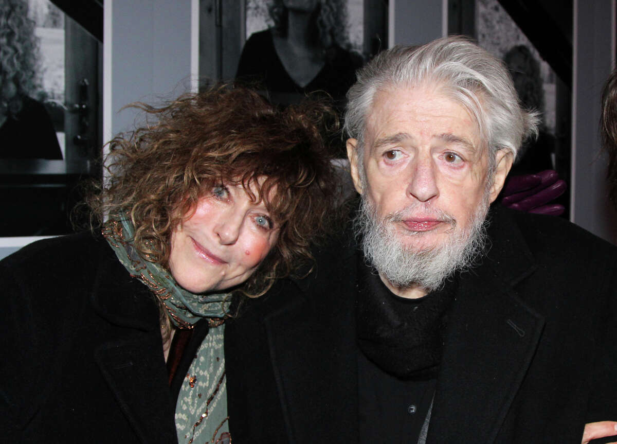 This undated image released by The O and M Company shows lyricist Gerry Goffin with his wife Michelle at the opening night of "Beautiful: The Carole King Musical," in New York. Goffin, ex-husband of Carole King, died Wednesday, June 18, 2014, at his home in Los Angeles. He was 75. Goffin, who married King in 1959 while both were in their teens, penned more than 50 top 40 hits, including "Pleasant Valley Sunday" for the Monkees, "Crying in the Rain" by the Everly Brothers, Â?“Some King of WonderfulÂ?” for the Drifters and "Take Good Care of My Baby" by Bobby Vee. The couple divorced in 1968 but Goffin kept writing hits, including "Savin' All My Love for You" for Whitney Houston. (AP Photo/The O and M Company, Bruce Glikas)