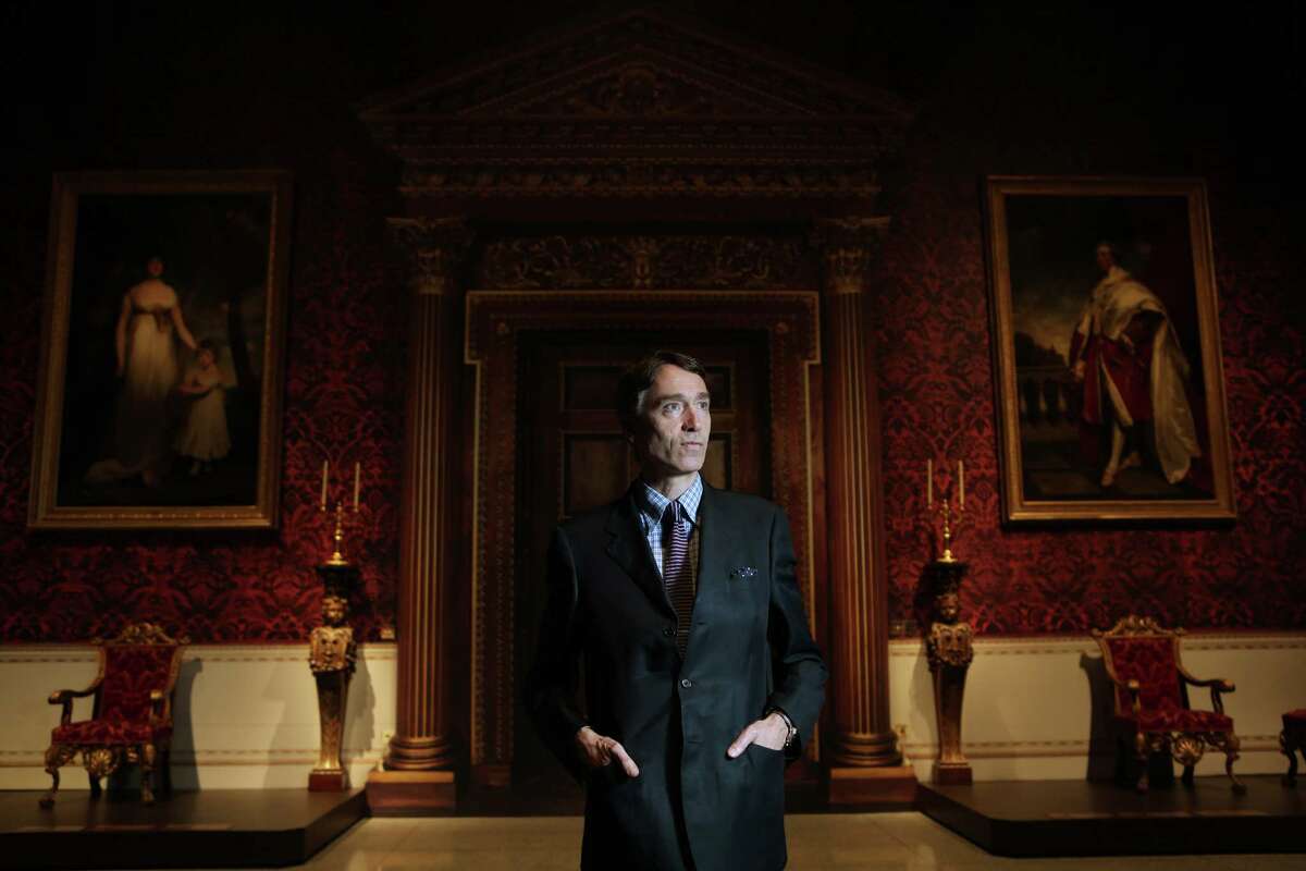 Lord David Cholmondeley, the owner of England's historic Houghton Hall estate, is photographed in the exhibit "Houghton Hall: Portrait of an English Country House" at Museum of Modern Art Houston on Thursday, June 19, 2014, in Houston, Tx. ( Mayra Beltran / Houston Chronicle )