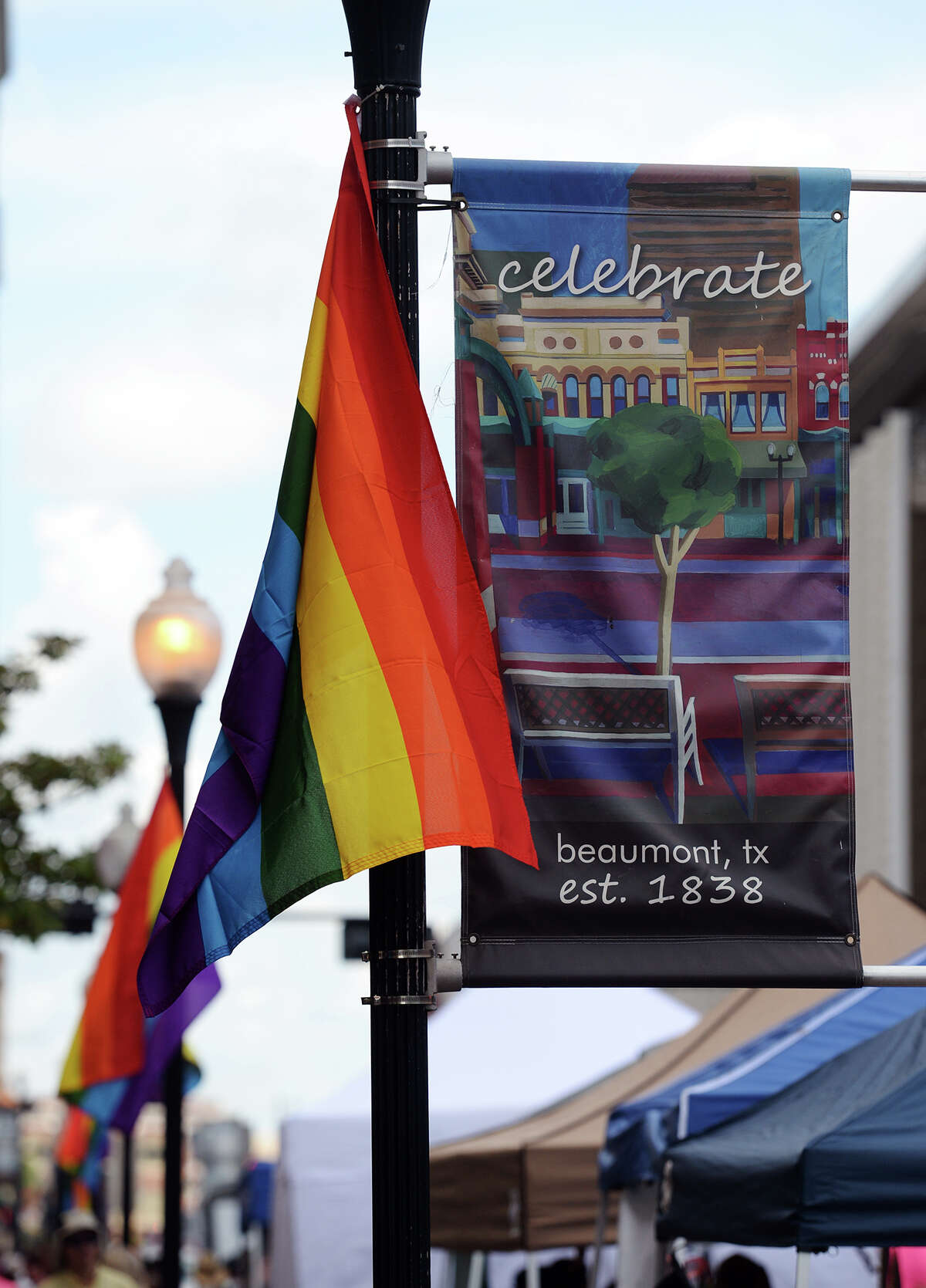 Downtown hosts area's first gay pride event