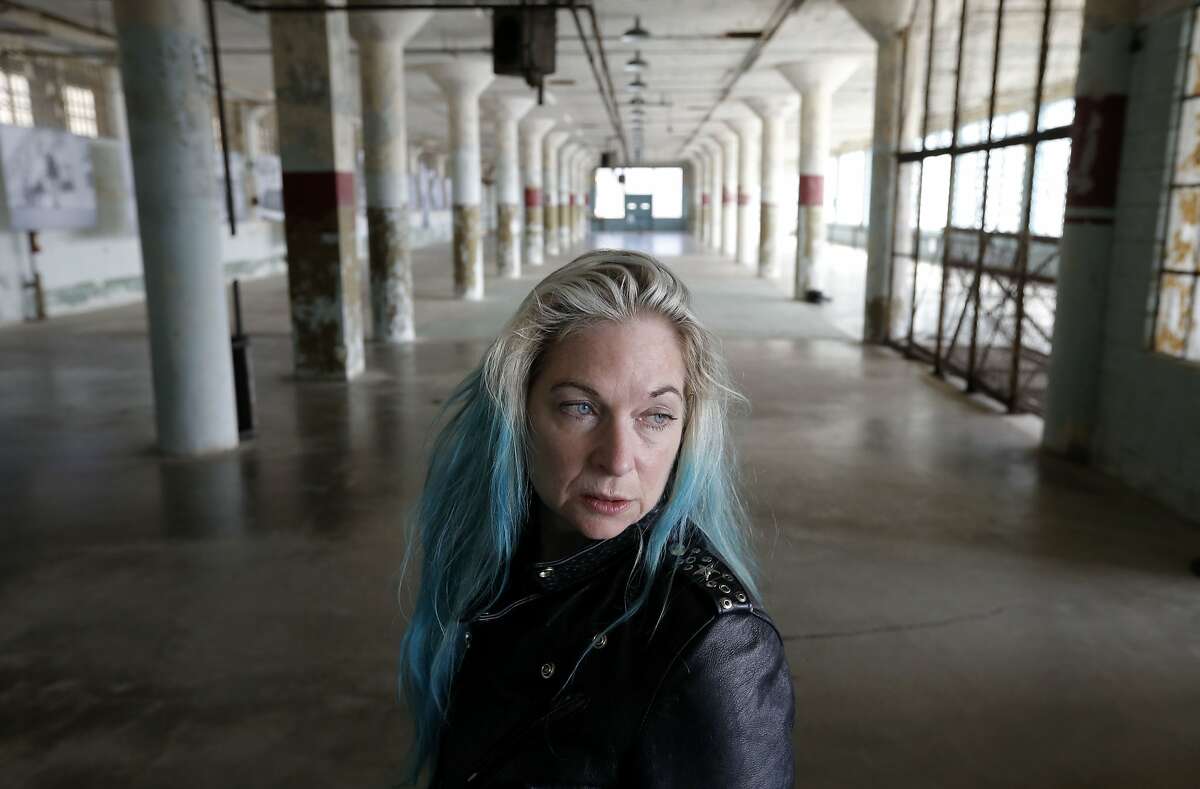 Cheryl Haines, director of the For-Site Foundation, on Thursday June 5, 2014, in San Francisco, Ca., inside the Industrial and laundry building, one of several exhibition sites that will showcase the works of Chinese contemporary artist Ai Weiwei. Haines, director of the For-Site Foundation is staging the Ai Weiwei exhibition on Alcatraz Island which is scheduled to open in September.