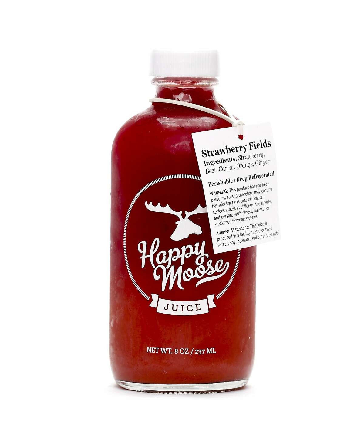 Happy Moose Juice's Strawberry Fields is seen on Monday, June 23, 2014 in San Francisco, Calif.