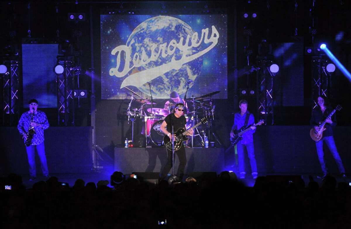 George Thorogood and the Destroyers perform at the Empire State Plaza Convention Center on Wednesday June 25, 2014 in Albany, N.Y. (Michael P. Farrell/Times Union)