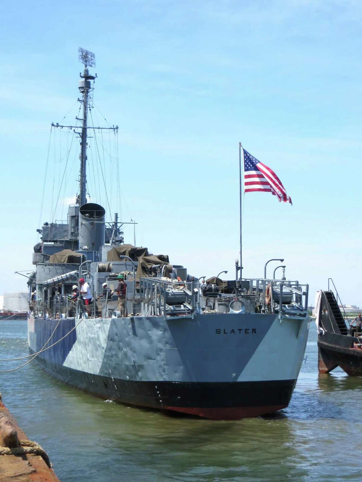 Destroyer Escort Weighs Anchor For Albany Return destroyer-escort-weighs-anchor-for-albany-return