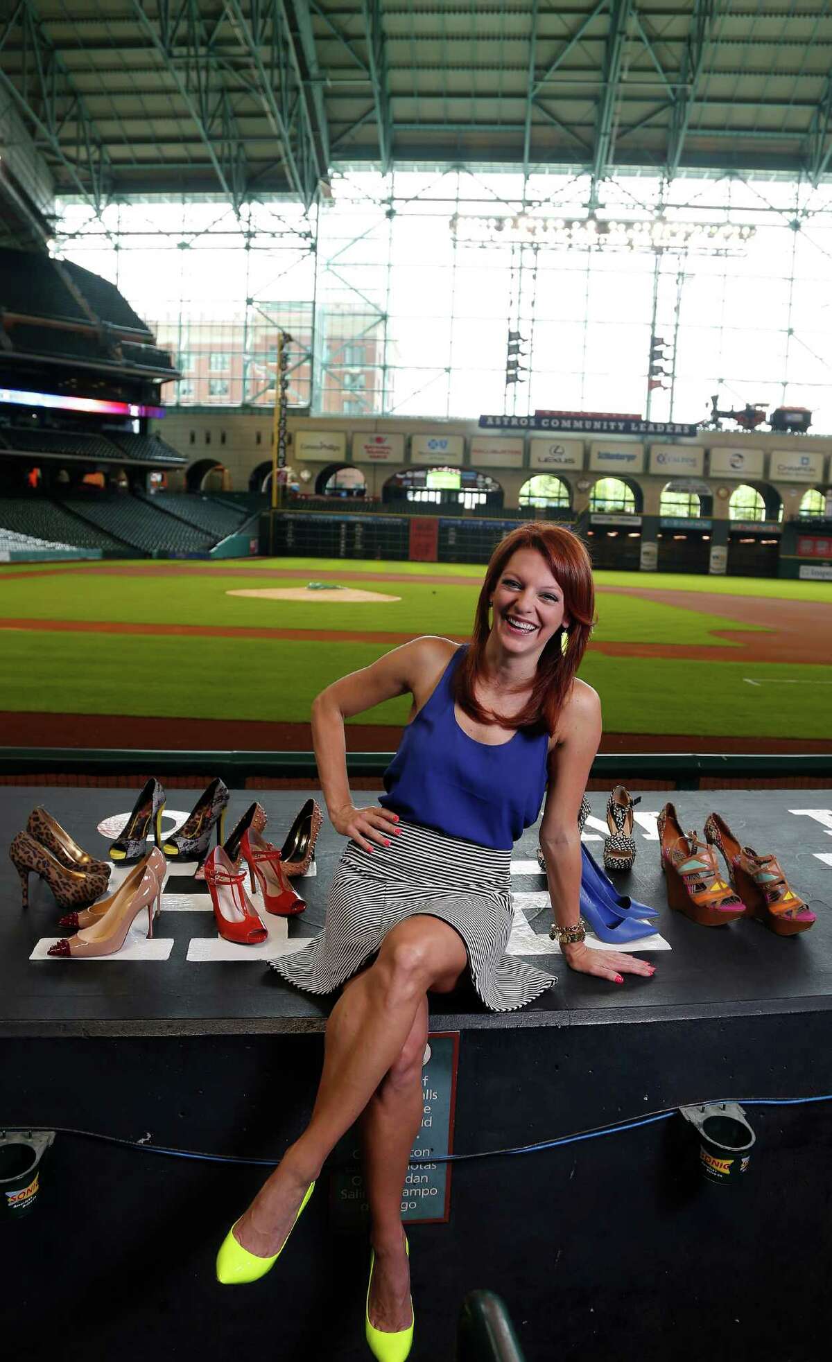 Julia Morales' shoes are a home run.