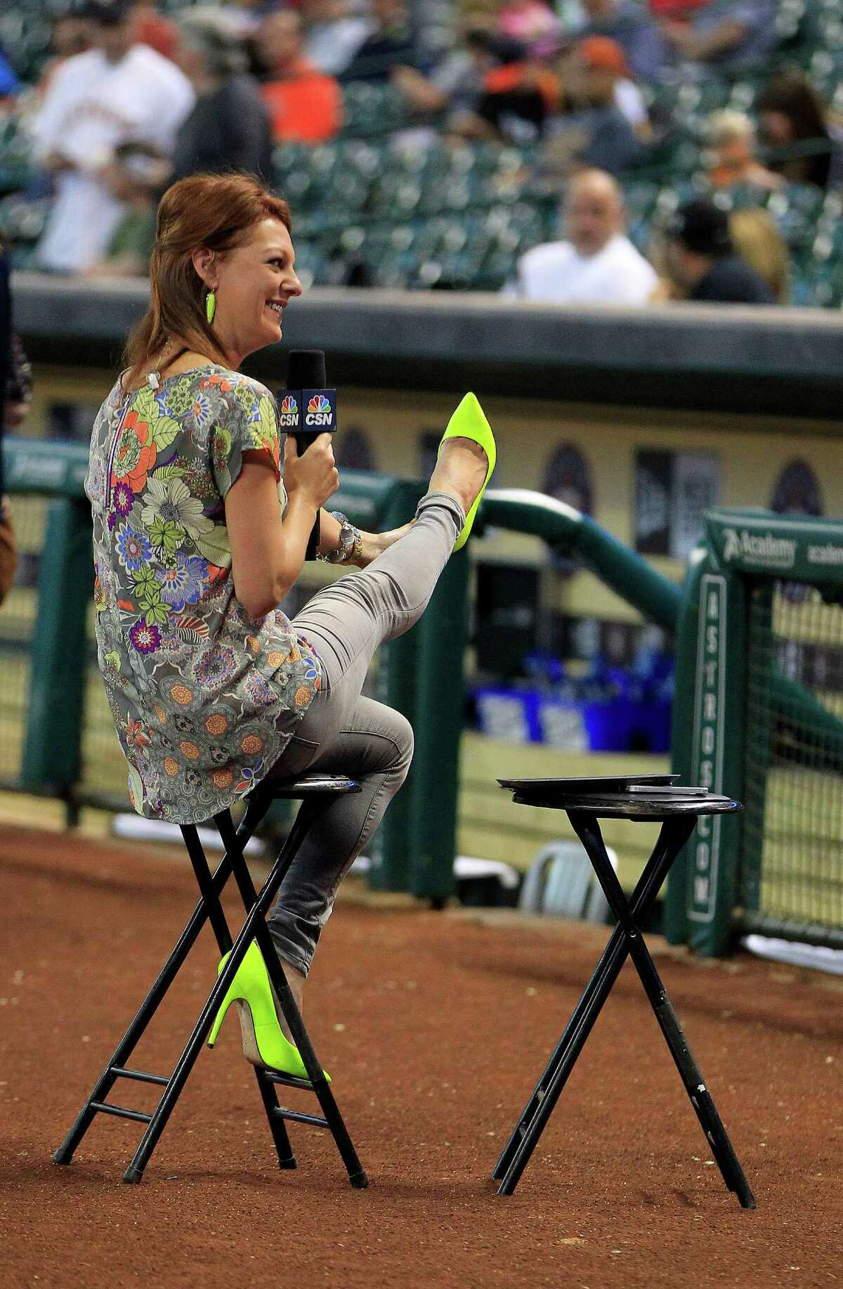 Julia Morales' Shoes Are A Home Run