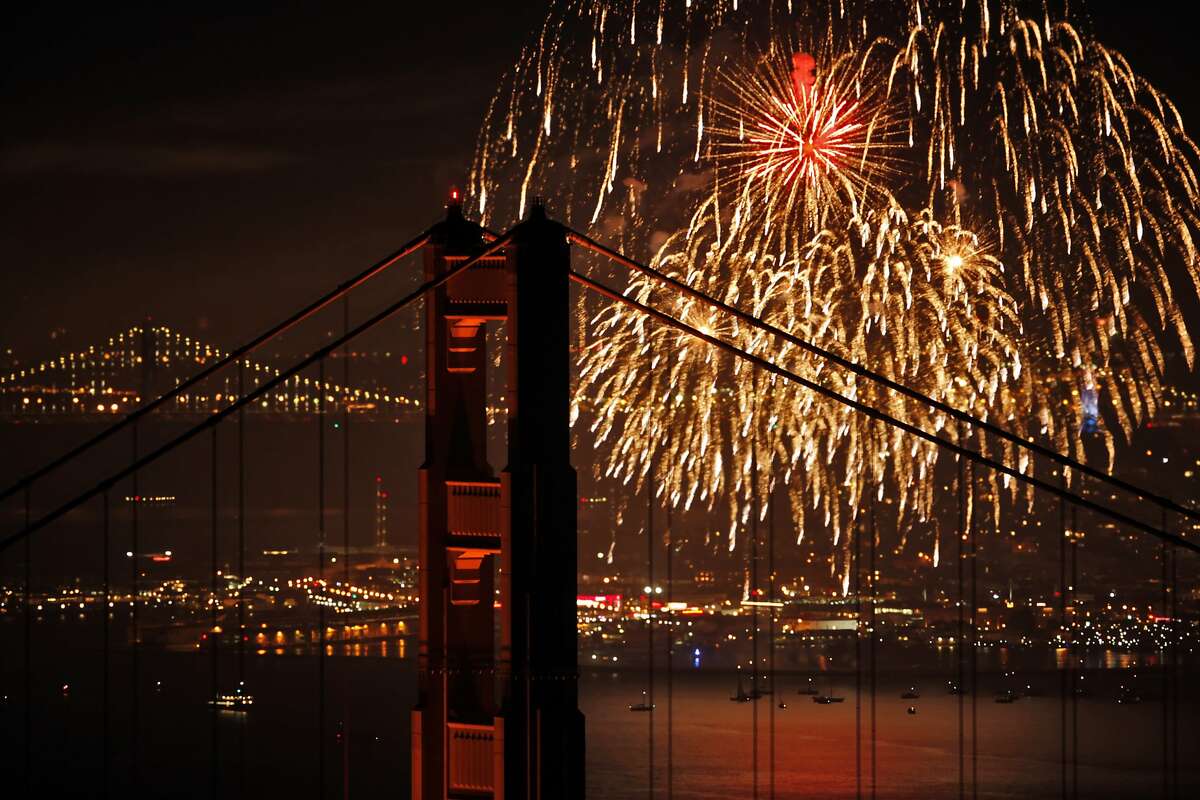 July 4: Celebrate Independence Day all around the Bay Area. If there's no fog, the fireworks might look like this. Check out events here.