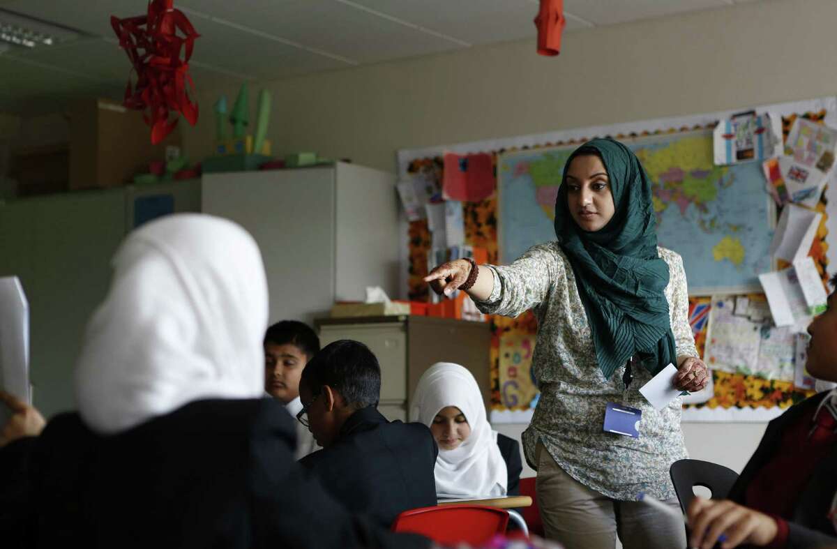 This is a geography class at Park View, a public high school in Birmingham, England. Residents of the heavily Muslim area are uneasy as the state keeps watch of a purported takeover by Islamists in British schools.