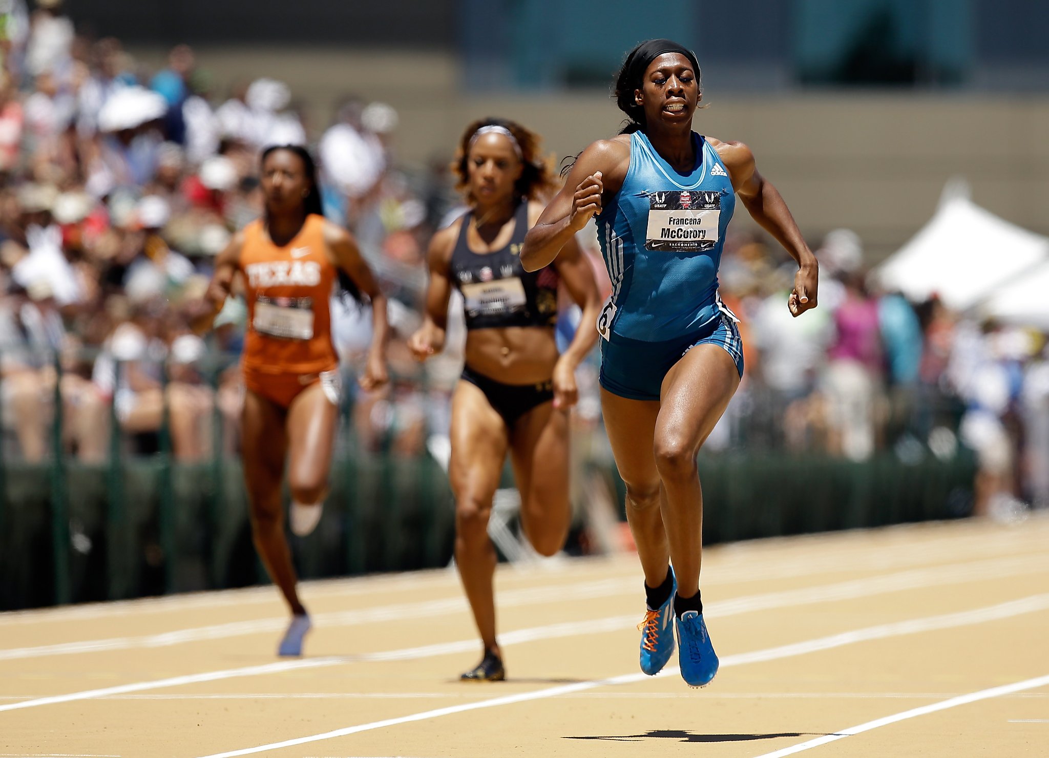 Mccorory Runs Fastest Womens 400 Meters 2014 At Nationals 