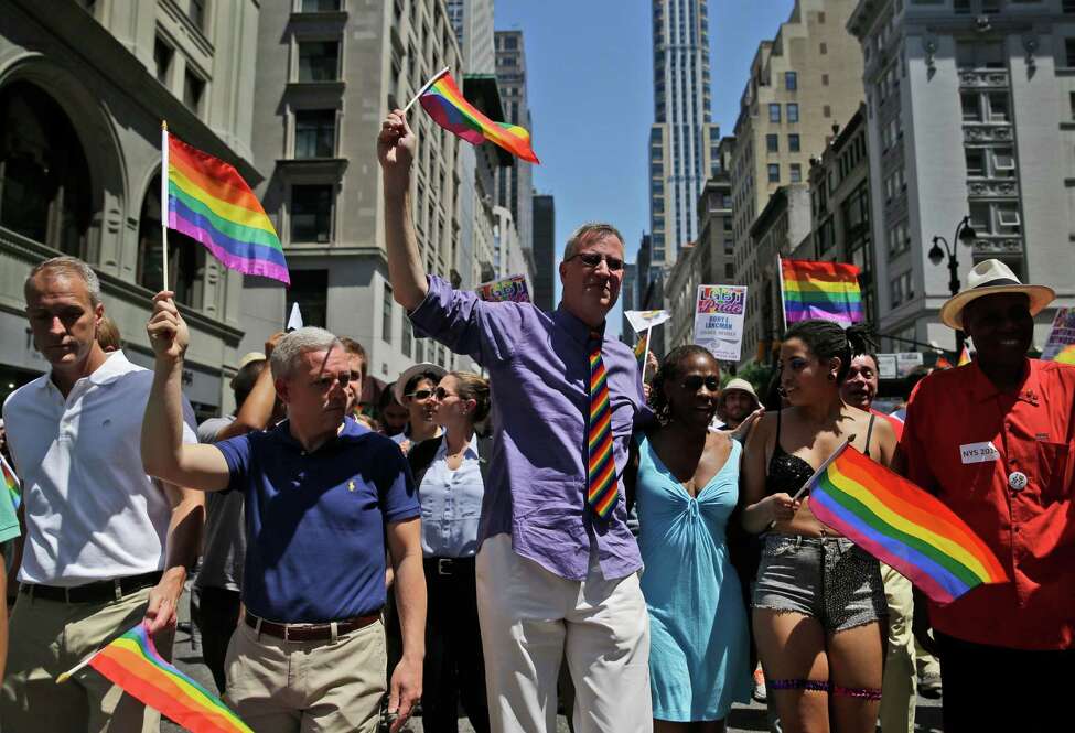 first gay pride parade new york images