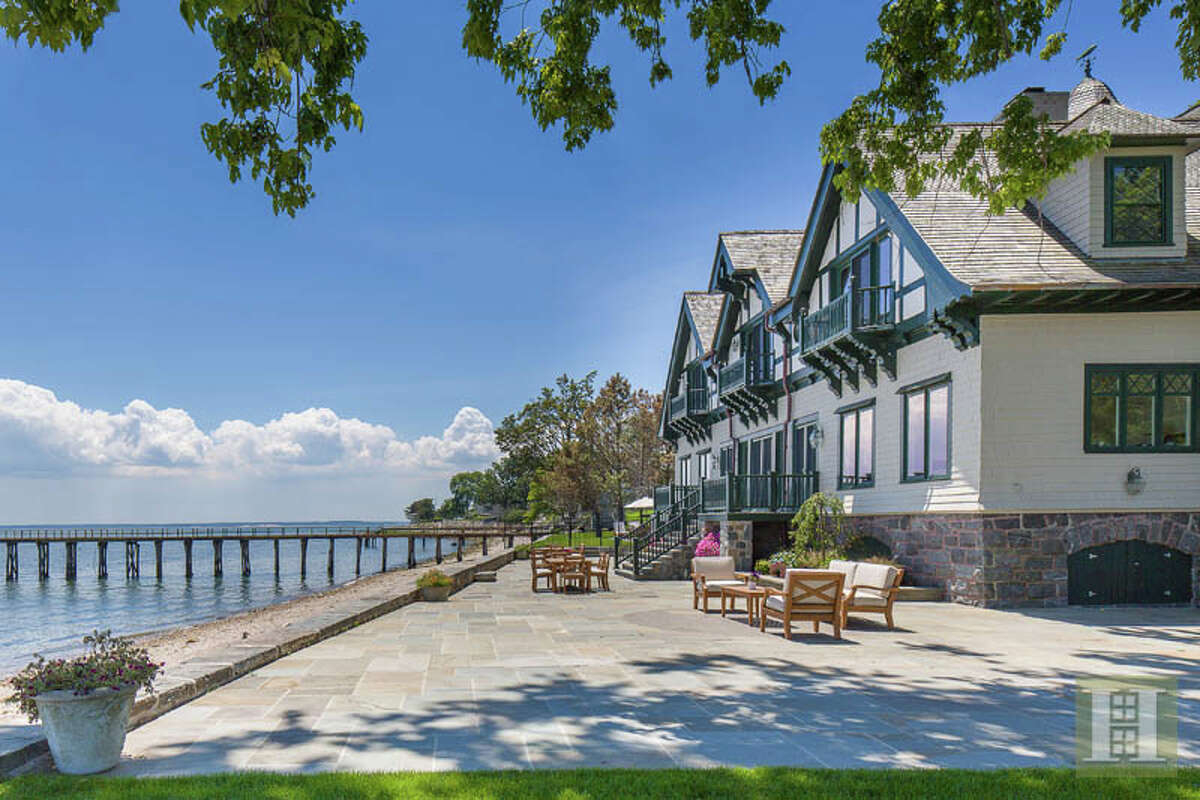 The home at 209 Long Neck Point in Darien, which once belonged to actor Christopher Plummer, sold in May for $26 million. Click here to tour the home.