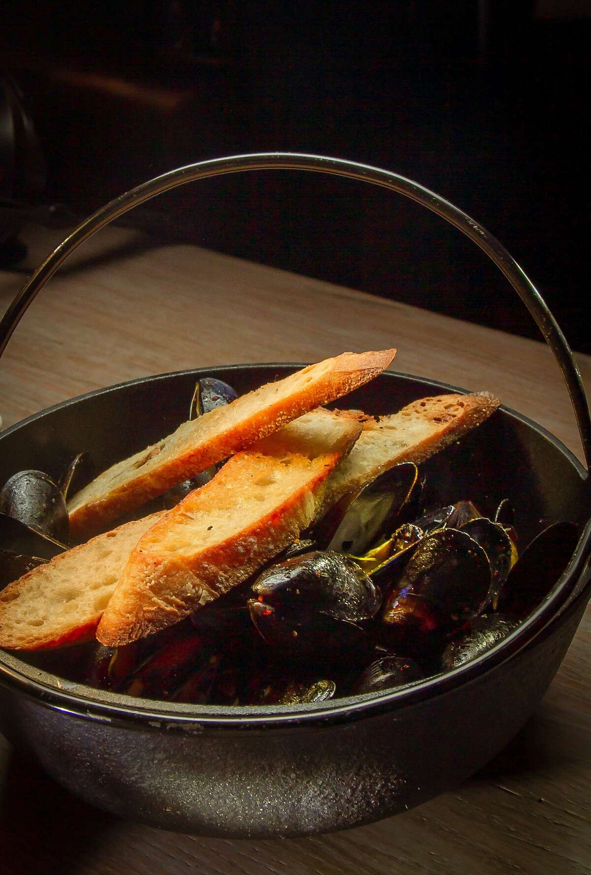 The Mussels at the Dirty Habit restaurant in San Francisco, Calif., is seen on Thursday, June 26th 2014.