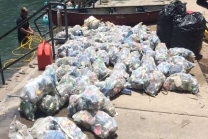 Large amount of trash removed from New Braunfels&#39; rivers