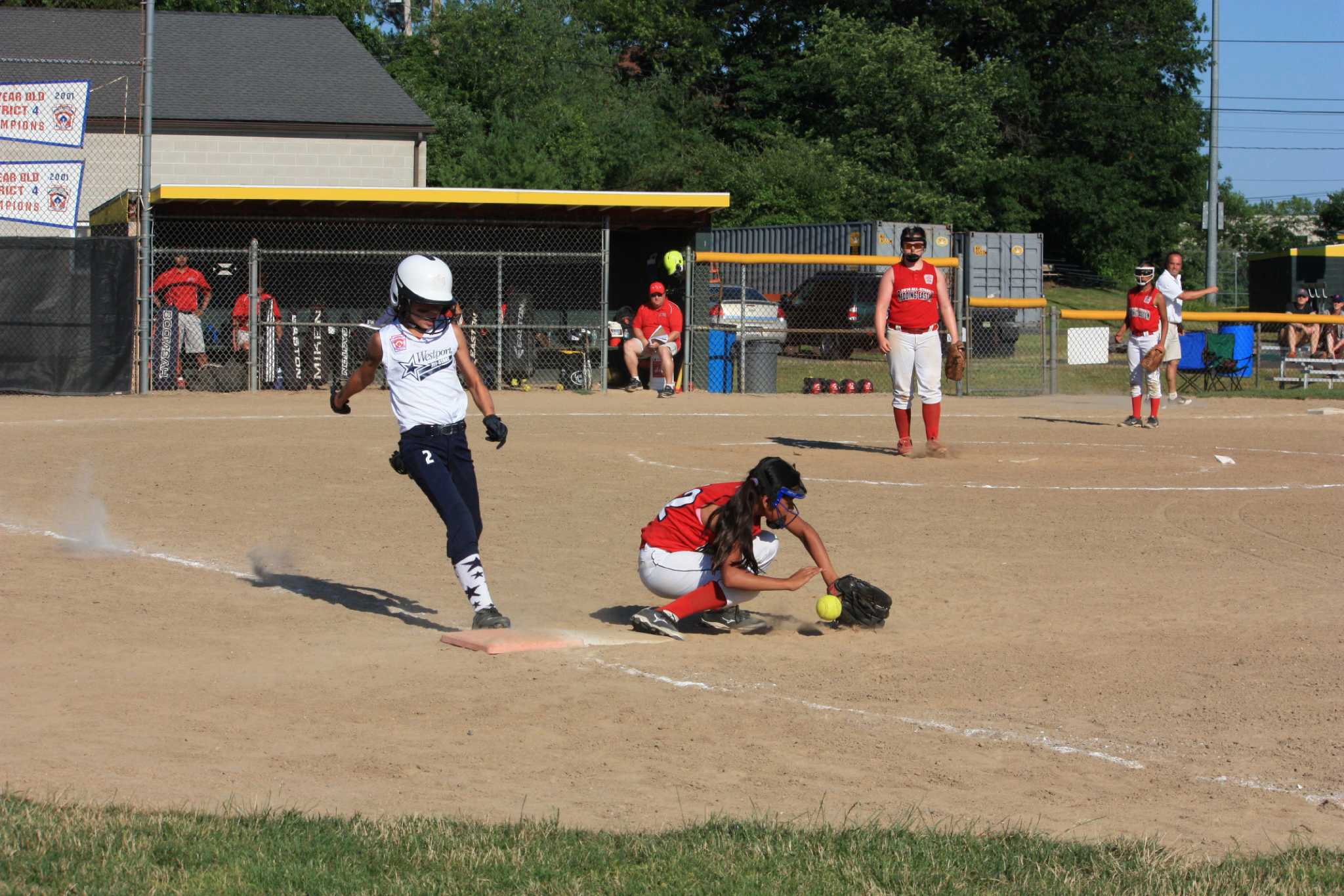 Despite pitching gem, Milford eliminated at Little League Softball