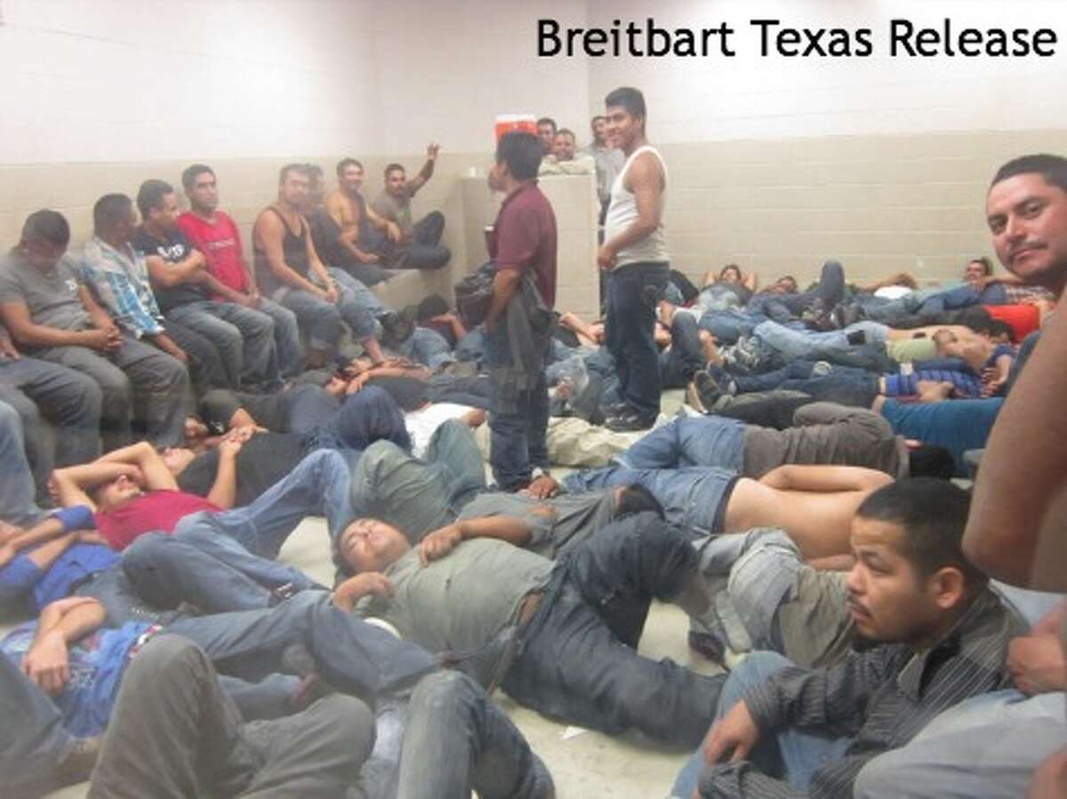 Hundreds of undocumented immigrants, mostly from Central America, are held in U.S. Border Patrol facilities in the Rio Grande Valley along the U.S./Mexico border in late May 2014. Photos were obtained by Breitbart.