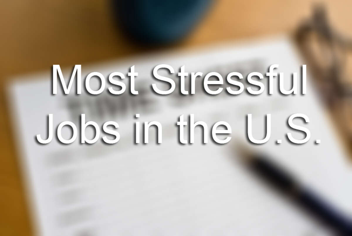 Most stressful jobs in the U.S.
