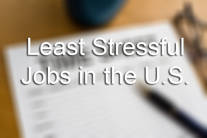 What is the least stressful job uk