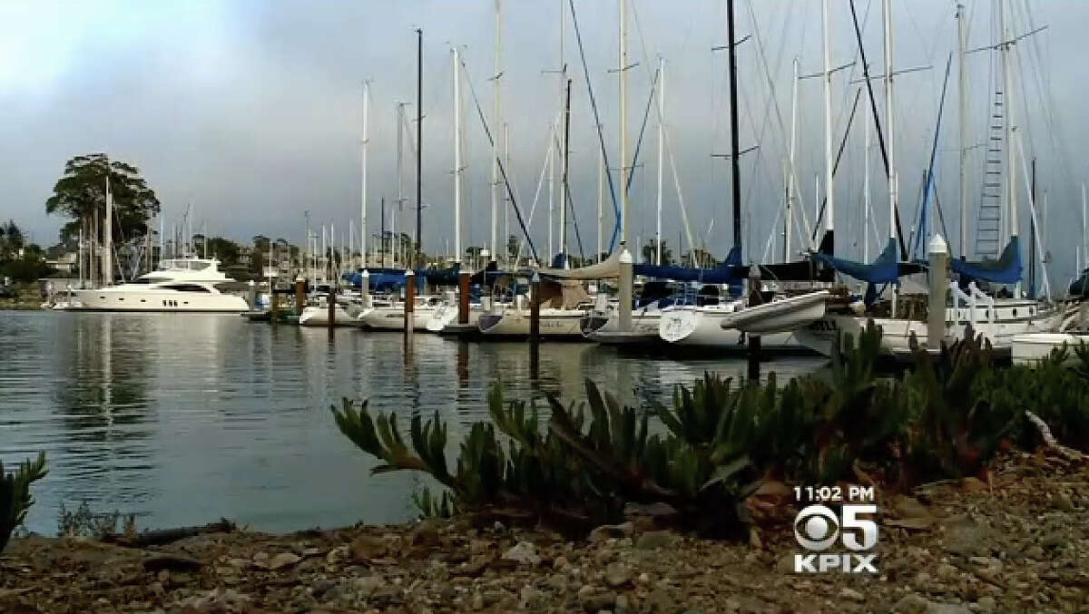 The harbor in Santa Cruz where the victim kept his yacht.