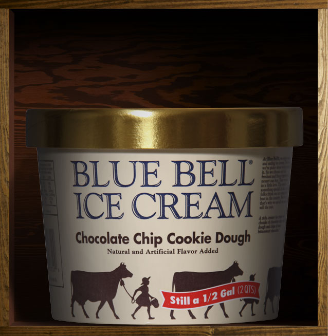 Blue Bell Homemade Vanilla Ice Cream 0.5 gal tub, Ice Cream