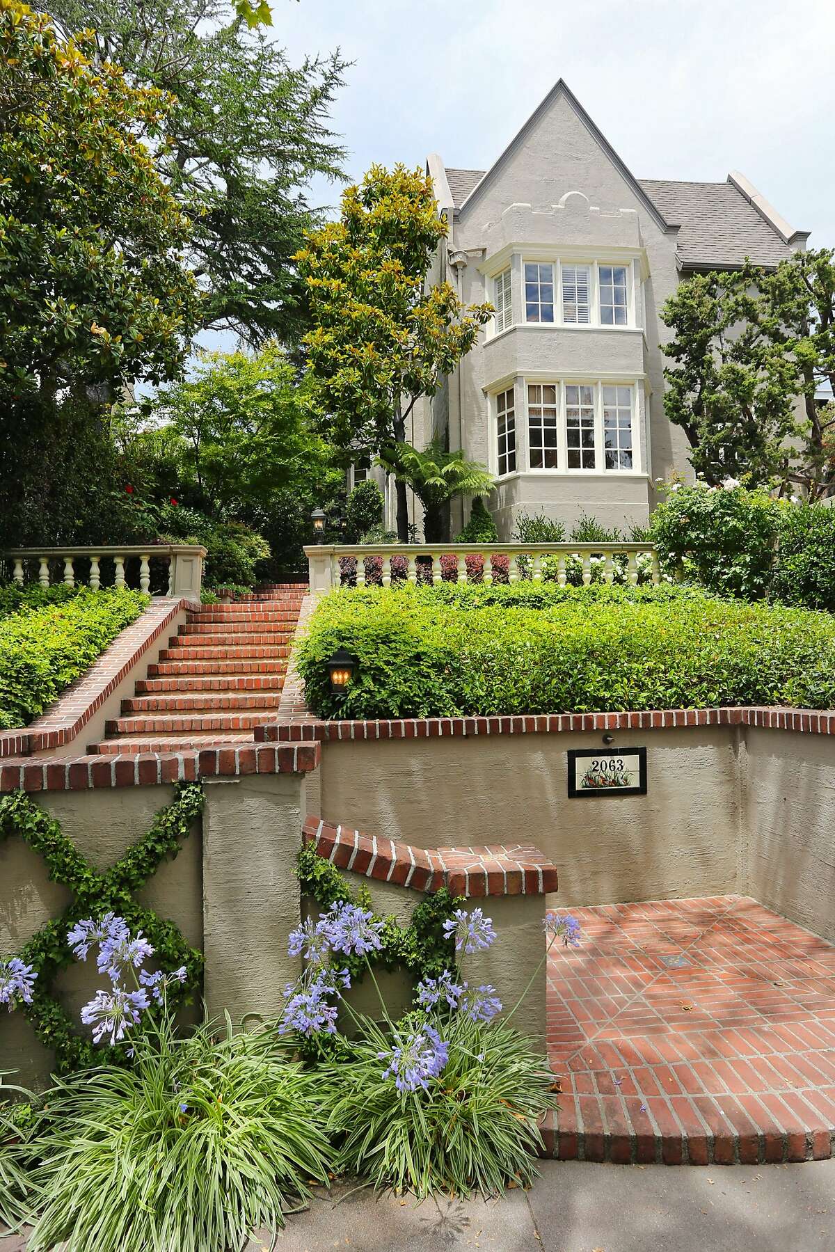 The Piedmont home was designed by Houghton Sawyer in 1923. 