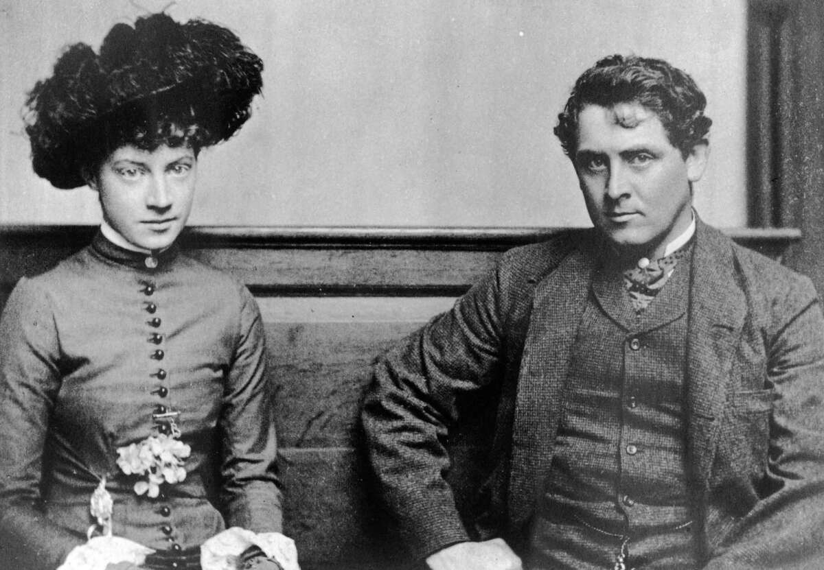 In 1882, Anna Dwight Baker, left, was engaged to artist Julian Alden Weir, right. The two exchanged love letters over that summer. Those letters will be discussed during a special program on Saturday, July 19, at Weir Farm National Historic Site.