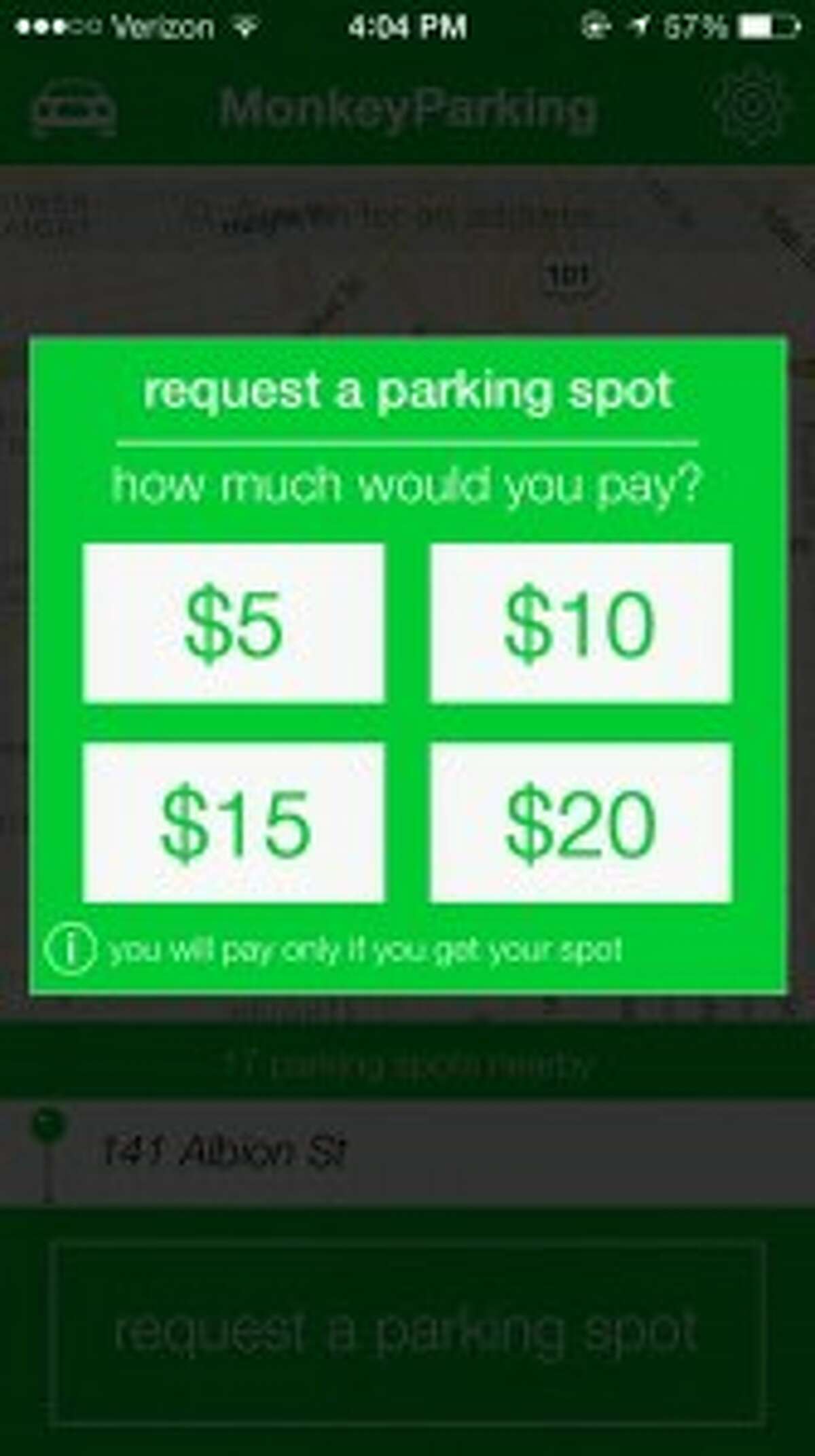 MonkeyParking had disabled its bidding function in San Francisco last summer.